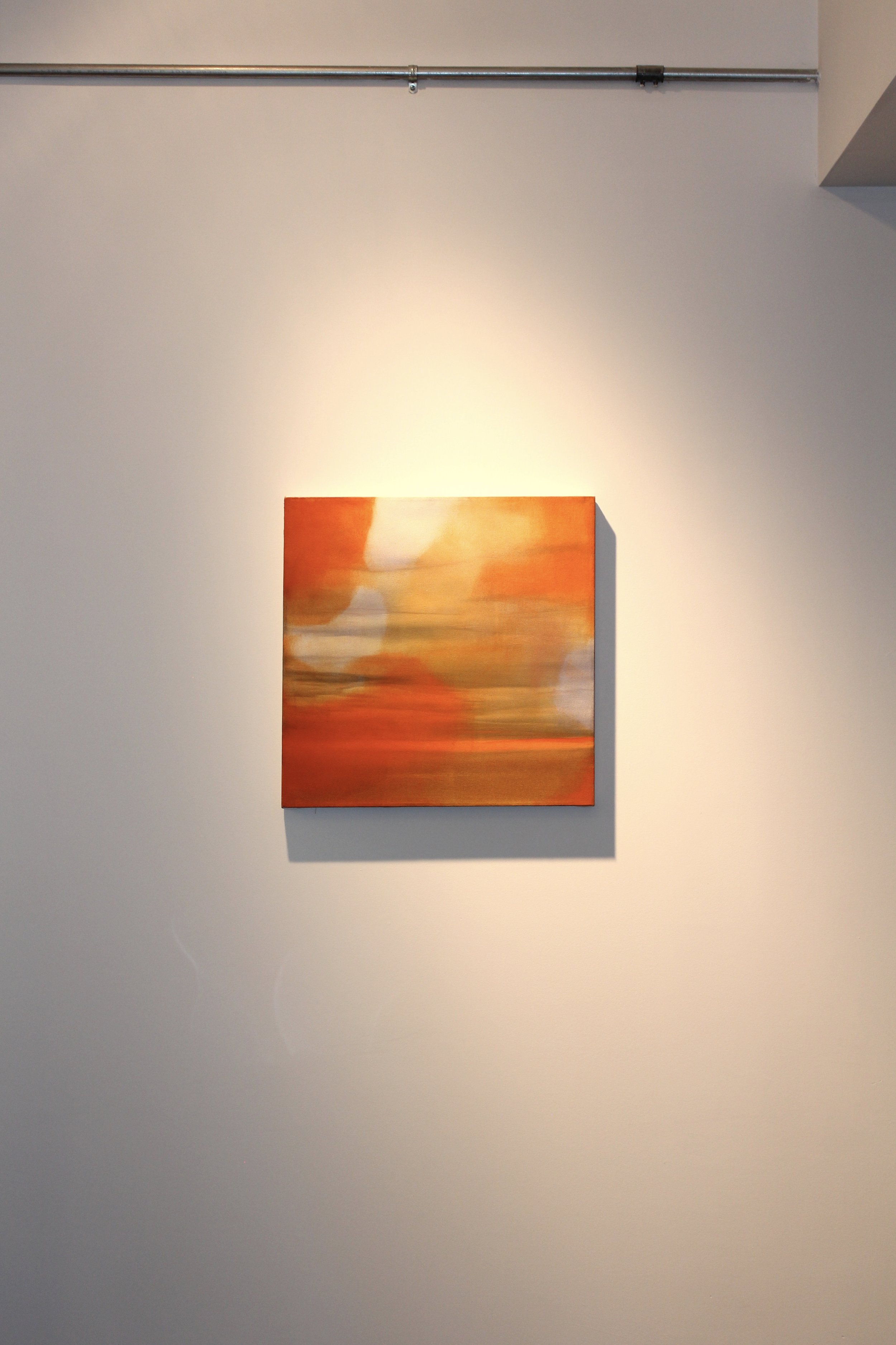 Up-top Thrift Shop, 2013, oil on canvas, 24 x 24 inches, Turn On & Tune In , Rosie Quick @ Deborah Berke Partners, August 2015
