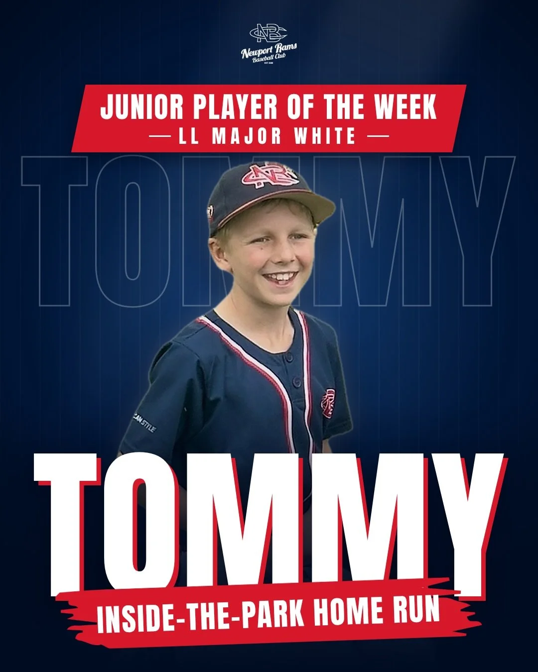 JUNIOR RAMS WITH MAJOR BRAGGING RIGHTS.

Tommy hit an inside-the-park home run for Little League Major White. The grown ups are exhausted just reading that.

Mae pitched 4 innings for Little League Major Blue and kept Footscray scoreless.

Our Junior