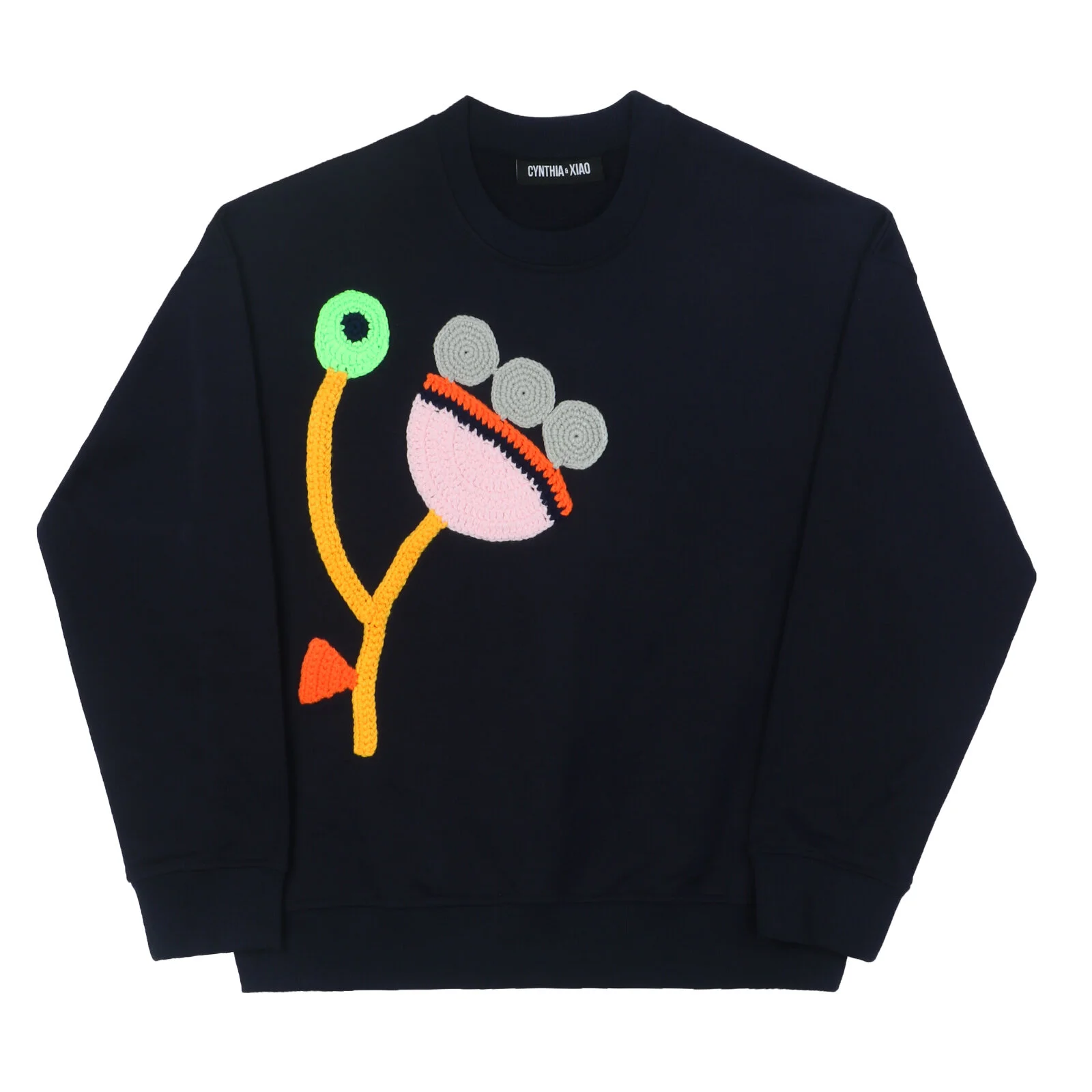 CROCHET FLOWER SWEATER