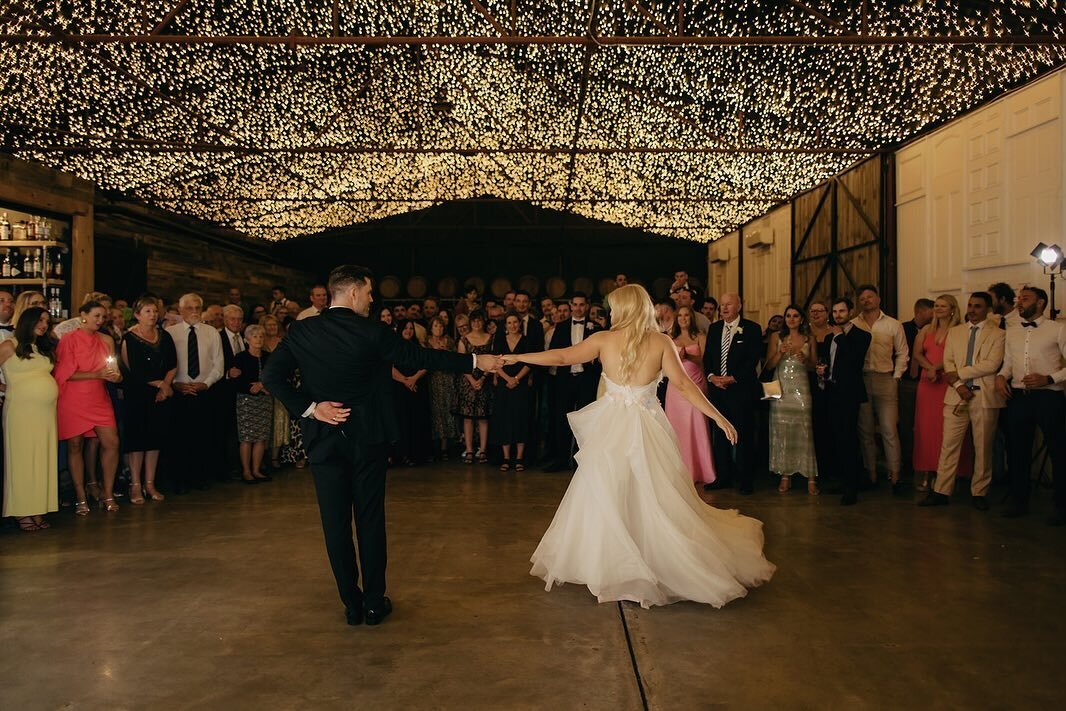 Swipe to see the most gorgeous dip shot! Adair &amp; Andrew just absolutely owning that dance floor with total elegance and confidence. Such a privilege to witness a couples dancing journey from learning their first move to completely blowing their g