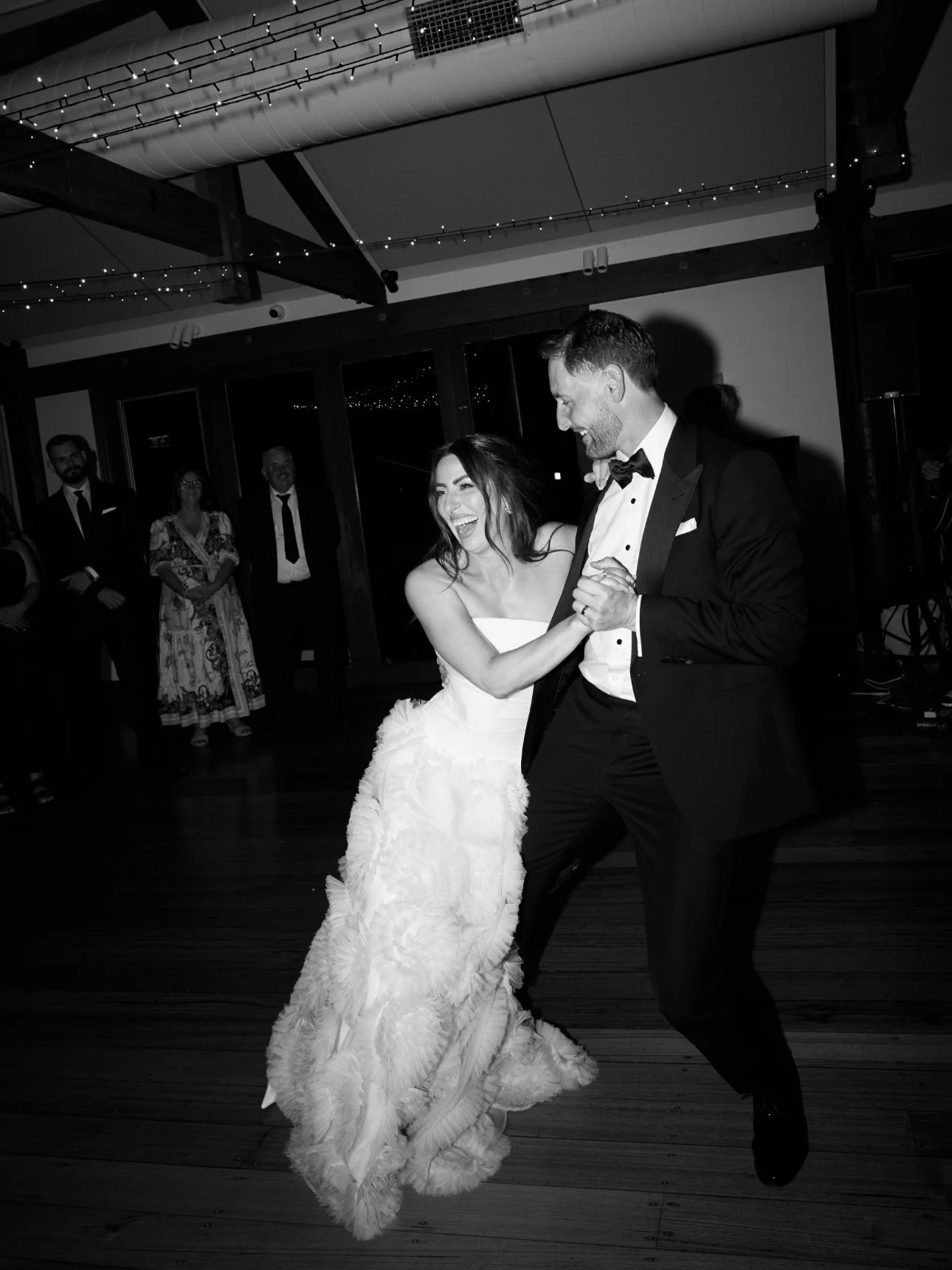 Private first dance lesson for an engaged couple.