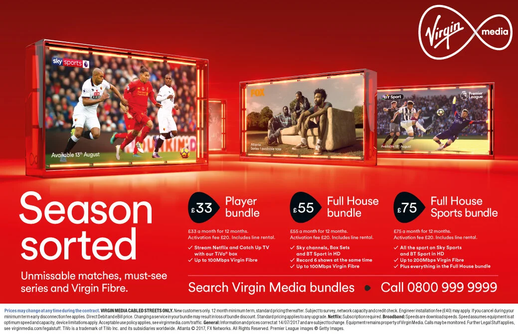  Virgin Media Bundles - Press 