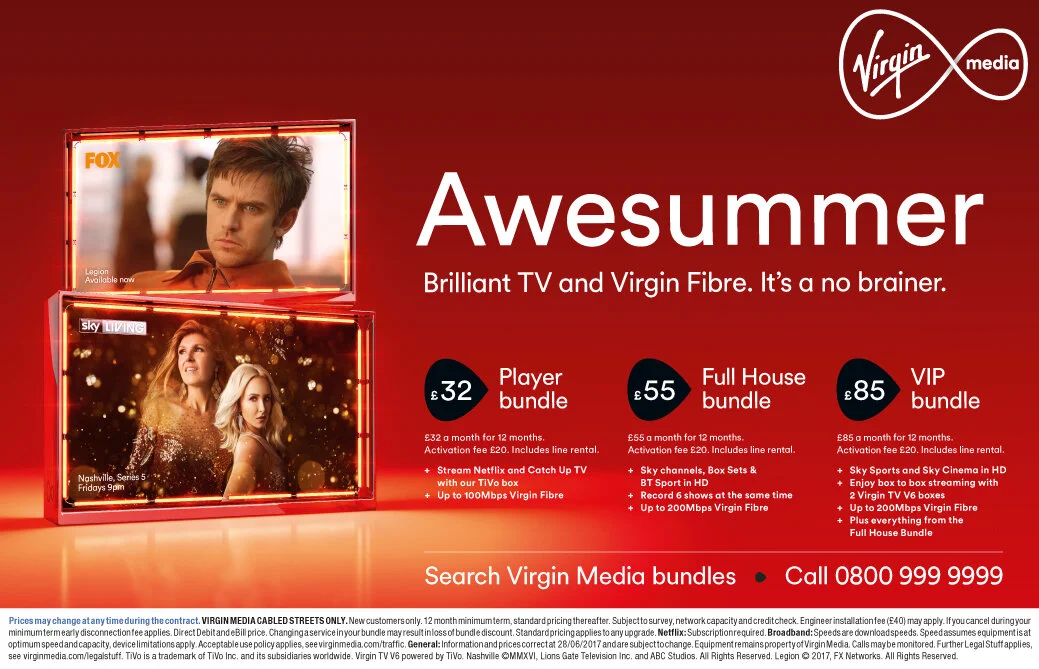  Virgin Media Bundles - Press 