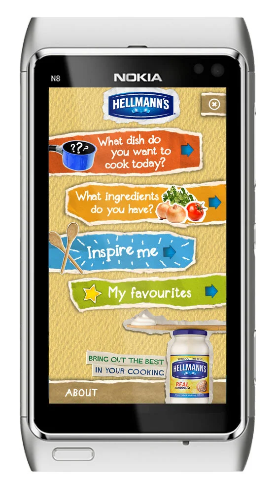  Hellmann's app - a collaboration with Nokia 