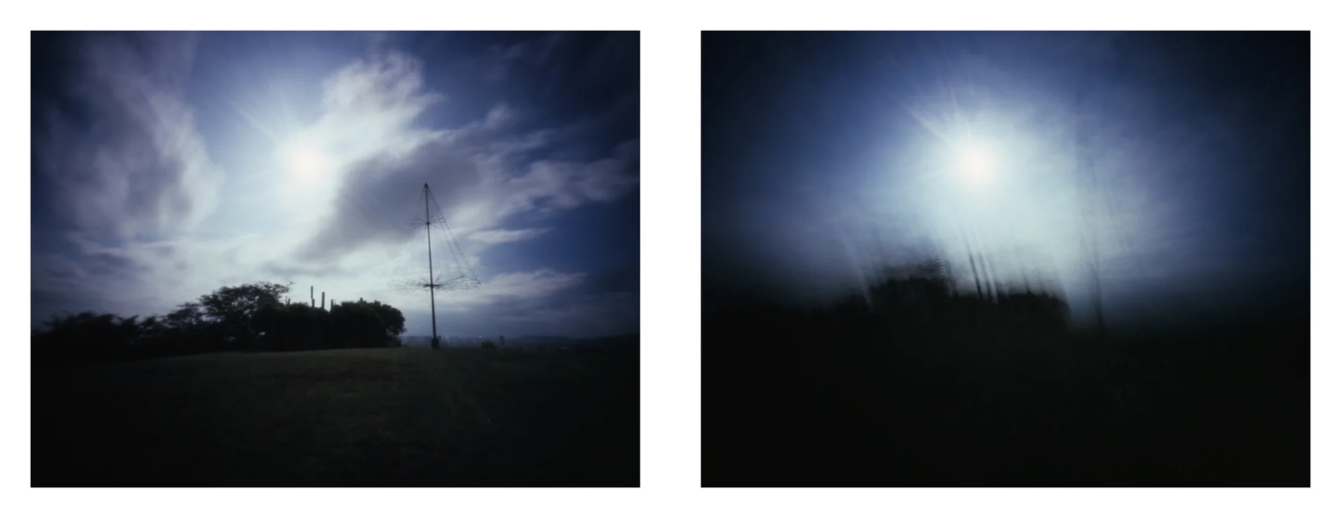 "Kaimuki at 970mph" 2016. Archival Pigment Print from 4x5" Color Slide Film. 17x44"