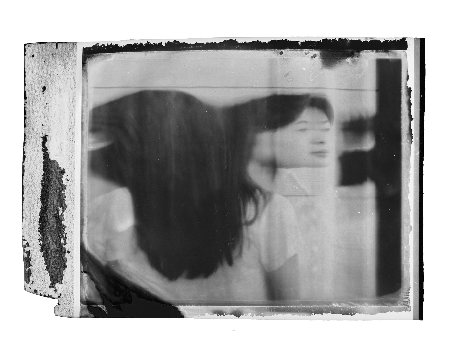  "Untitled" 2014.&nbsp; Archival Pigment Print from Fujifilm FP100-C Reclaimed Negative.&nbsp; 17x22" 