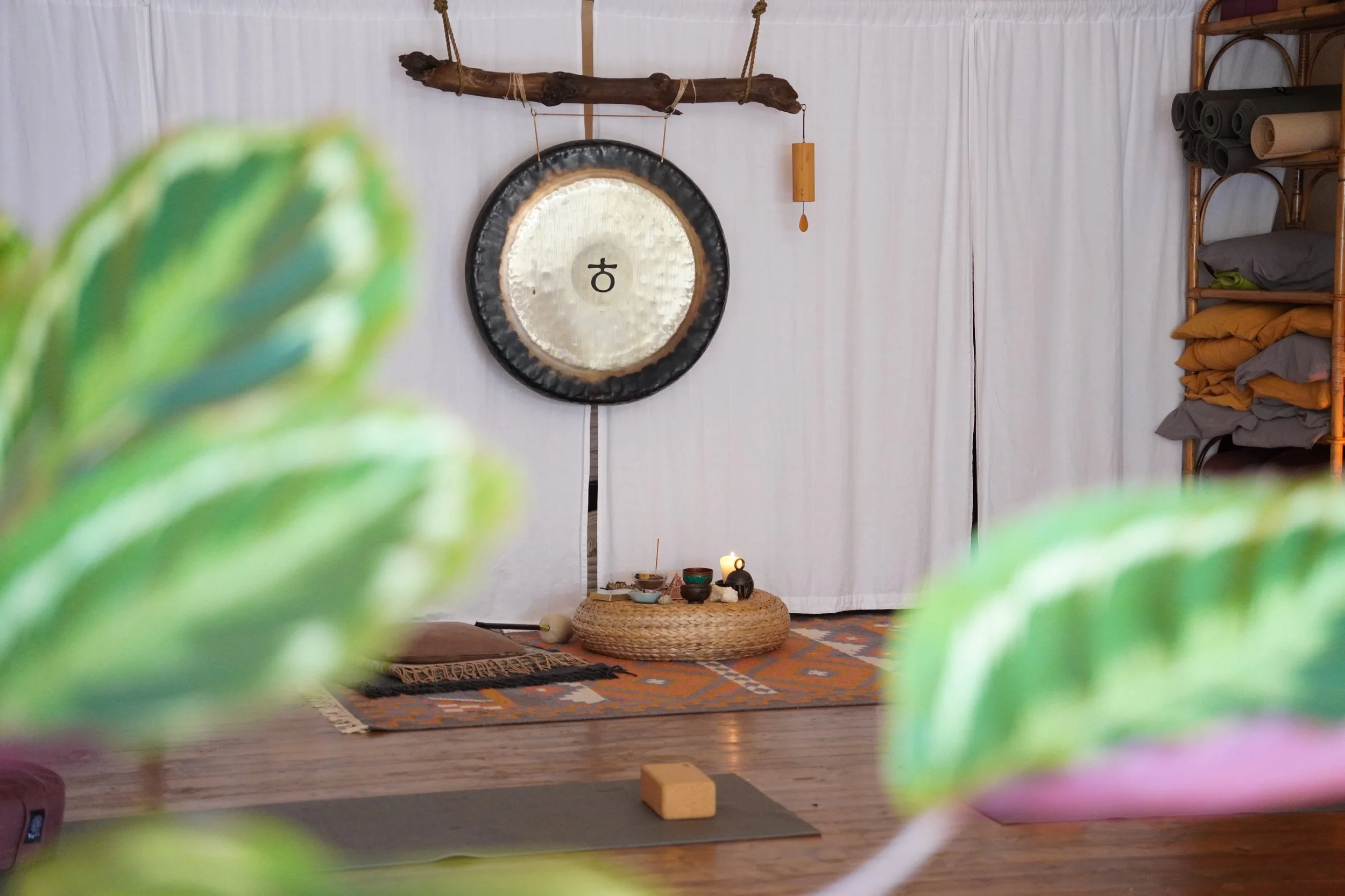 indoor yoga space room