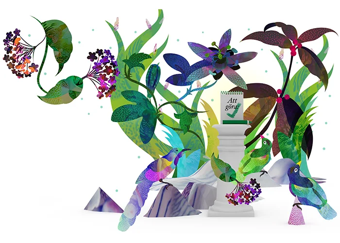 Editorial illustration for Kupé. Agency: Tidningsbolaget. 2014