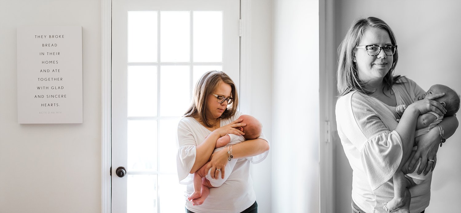 photos of mom with newborn baby boy