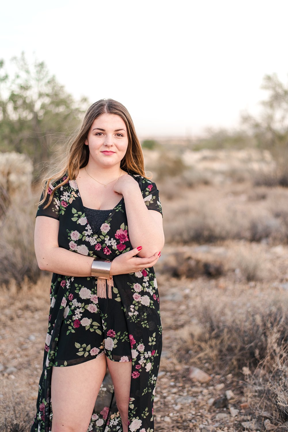 Senior girl in Arizona desert