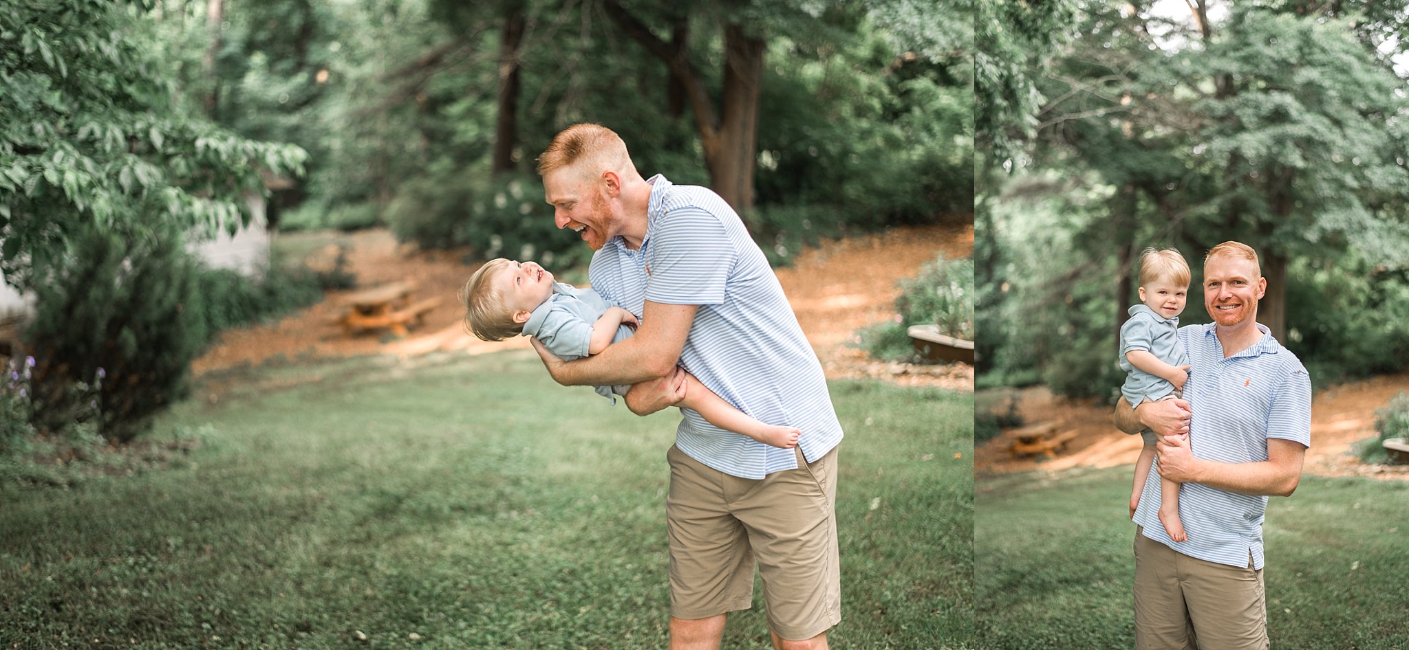 pictures of father and son playing