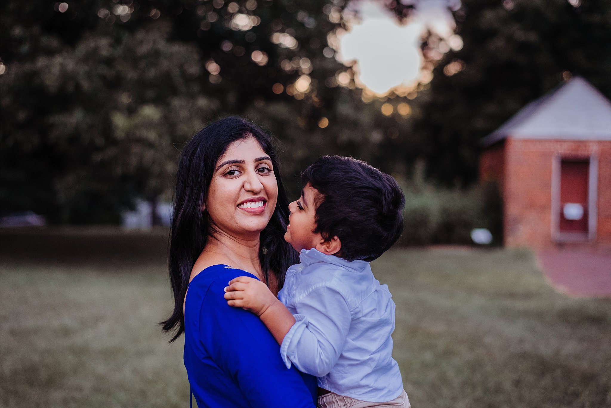 mother and son Barrington Hall
