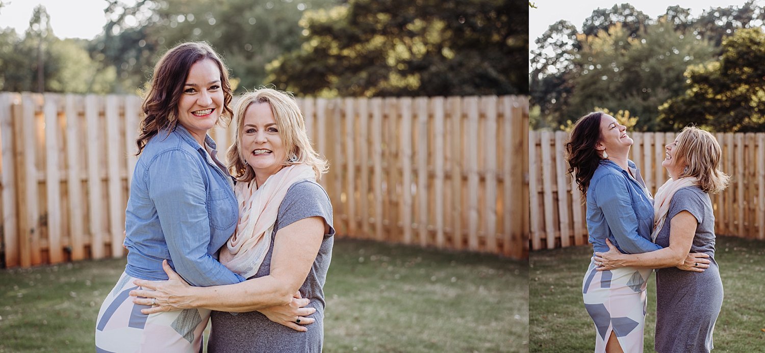 mother and daughter laughing photos