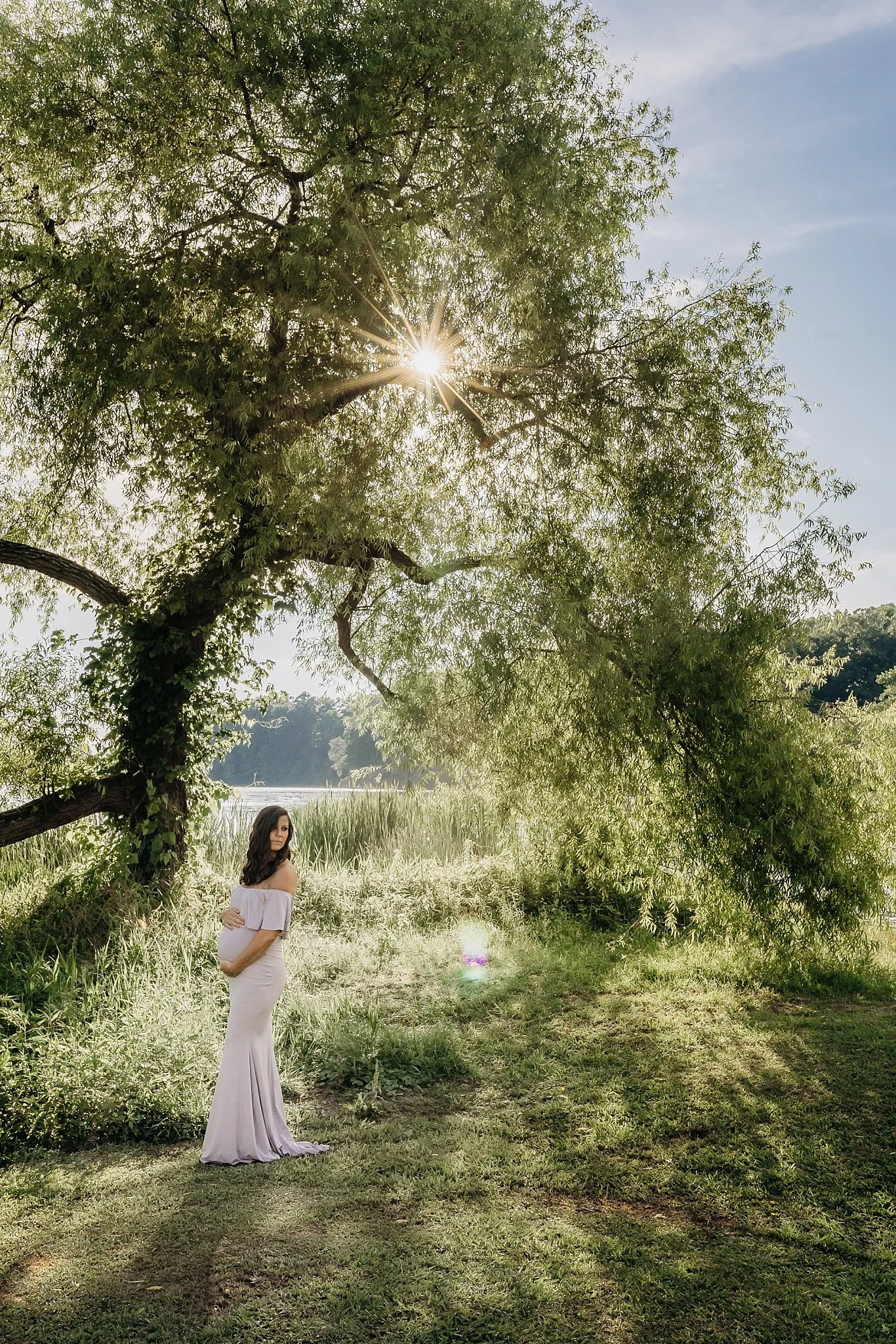 Kristen's Maternity Session by the lake | Atlanta Maternity Photographer