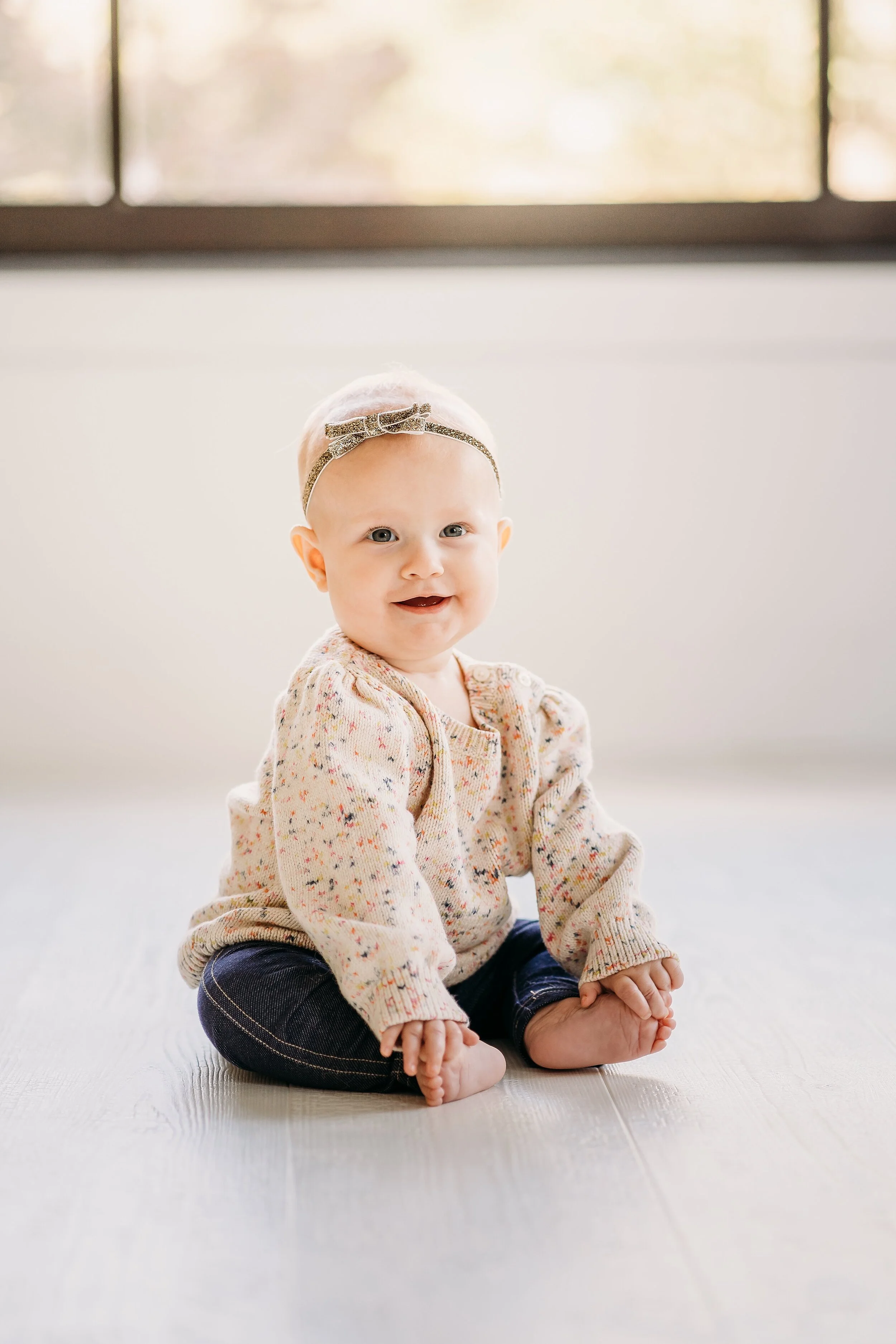 Faye's First Birthday Session | Woodstock Baby Studio Photographer