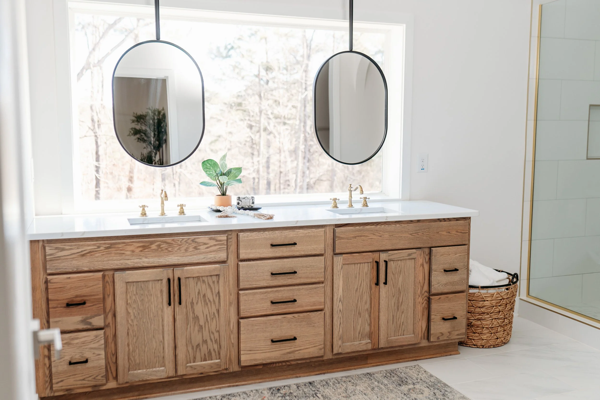 modern sink design in new home