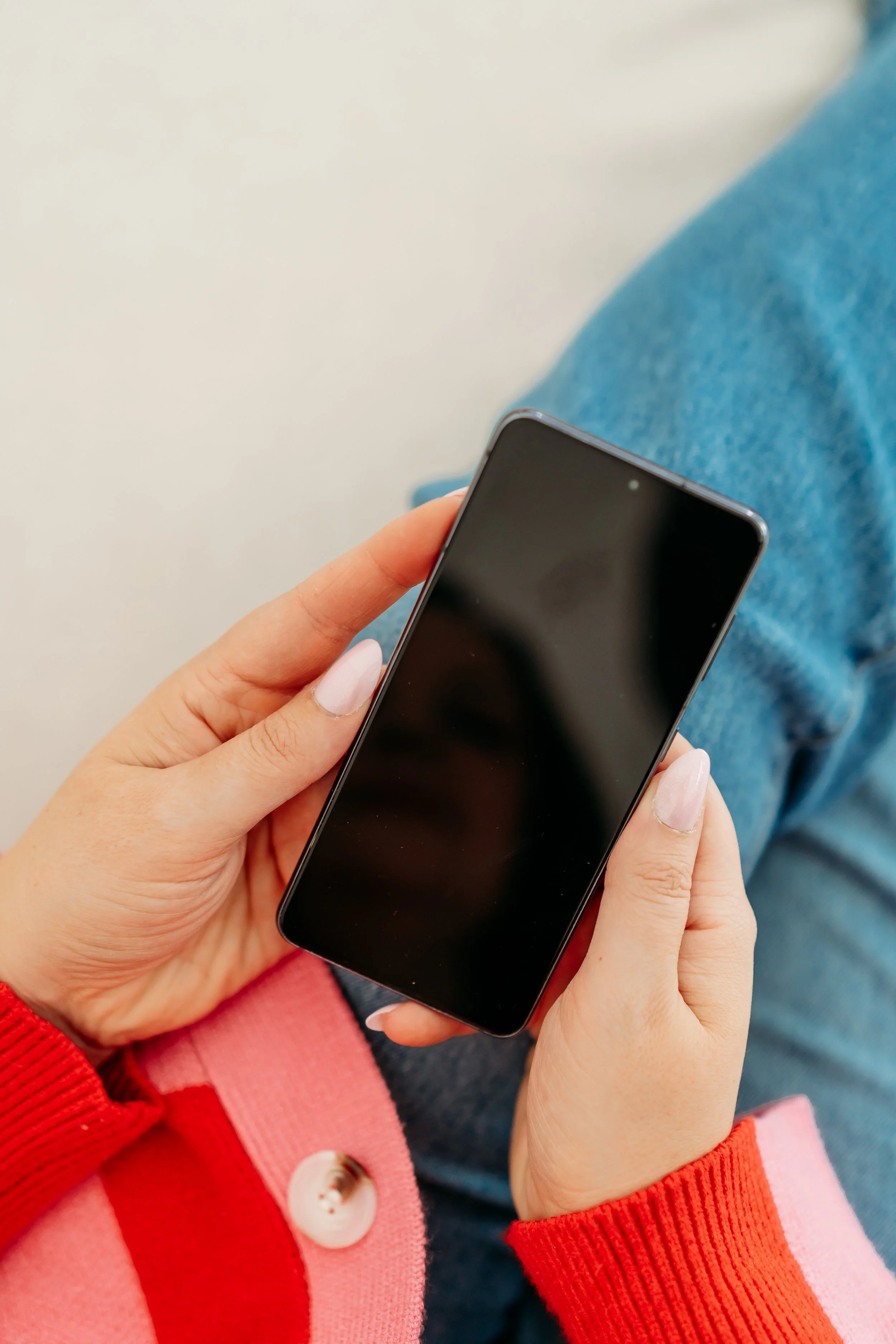 Phone mockup in hands