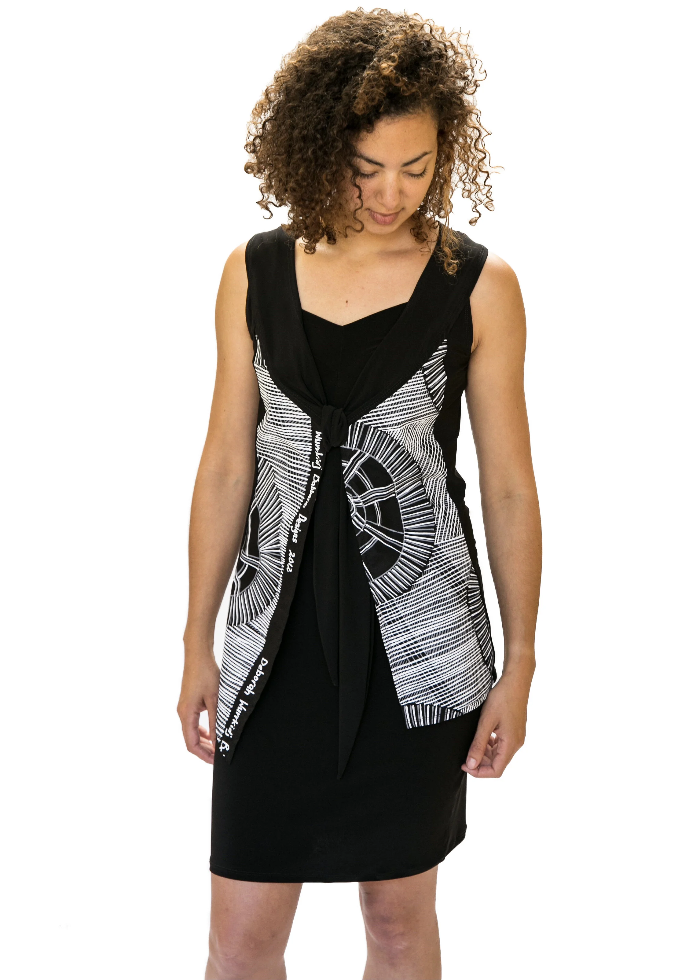 Chantal Top - Black Pandanus I1442736