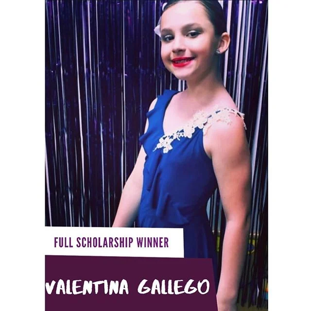 Last, but certainly not least, Valentina Gallego!! Valentina has been a student at NJDF for a long time now, and is more than deserving of this award. Congratulations !! 😊💜