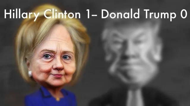 Clinton 1 - Trump 0
