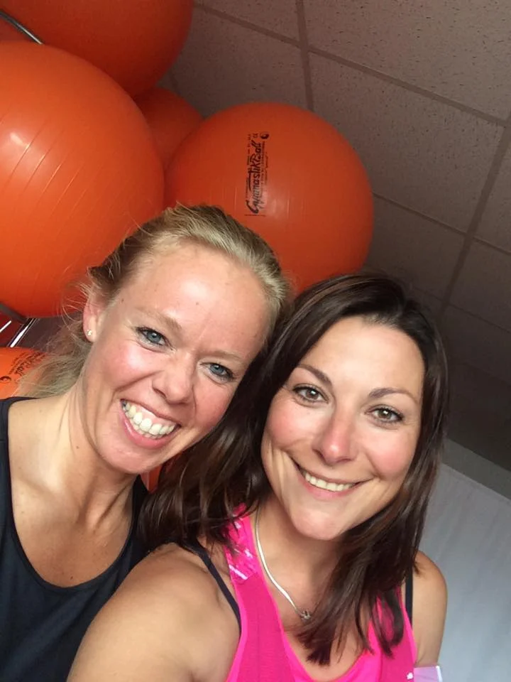 Inna und Eefje vor dem Workshop