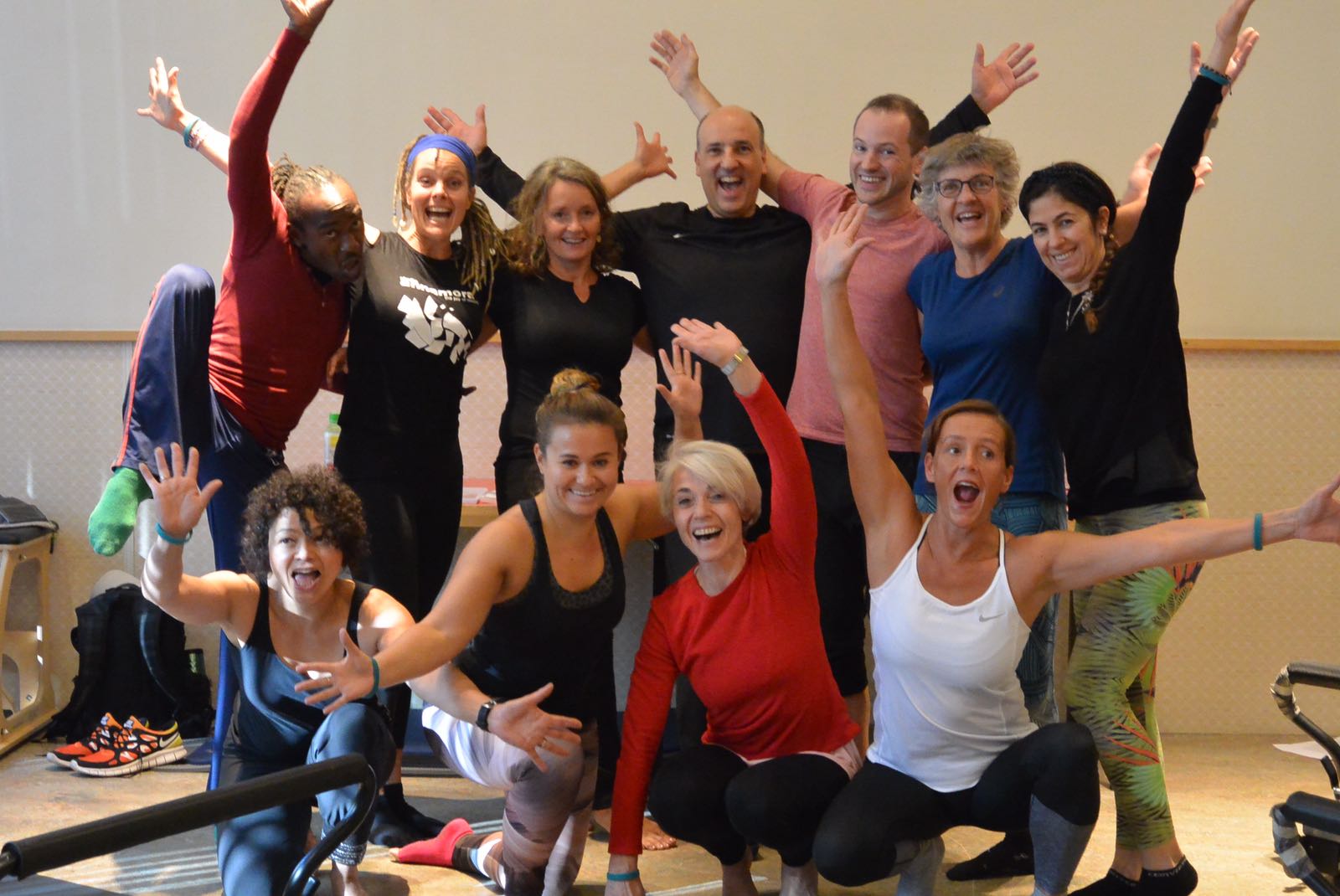 Teilnehmer des Stretching Workshops mit Reiner Grootenhuis