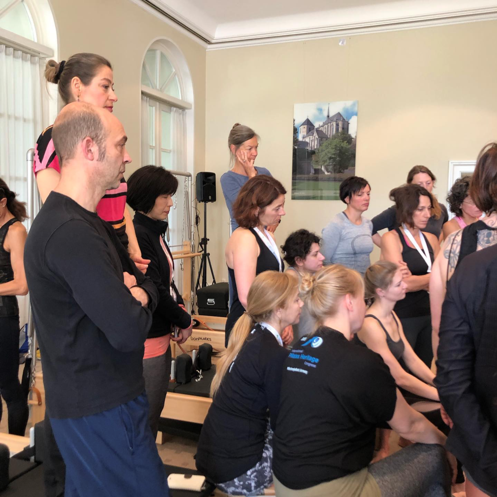 Chrissoula and Gianfranco being focused at one of the workshops.