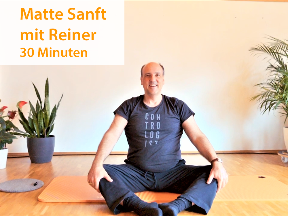 2. Pilates Matte Sanft - Reiner (30 Minuten) - 15.3.2020Eine ruhige Pilates-Stunde mit Prä-Pilates-Übungen. Alle Gelenke werden nach und nach gelockert.Youtube Link: https://youtu.be/uV_o8UZIwP0Vimeo Link: https://vimeo.com/397775840