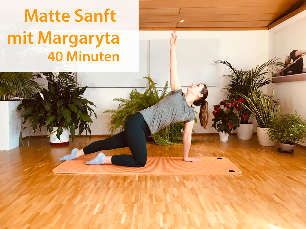 10. Pilates Matte Sanft - Margaryta (40 Minuten) - 17.3.2020Ruhige Mattenstunde mit ein paar herausfordernden Elementen.  Leider ist bei der letzten Minute 39 Ton ausgefallen. Sorry.Youtube Link: https://youtu.be/oHAypdWmUg0Vimeo Link: https://vimeo…