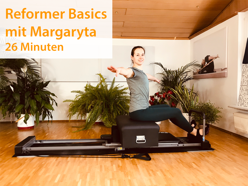 12. Pilates Reformer Basics - Margaryta (26 Minuten) - 17.3.2020Margaryta zeigt auf einem faltbaren AeroPilates-Reformer die tradtionelle Basic Reihenfolge. Diese ist sehr gut für einen Einstieg geeignet.  Insgesamt besteht sie aus 20 Übungen.Youtub…