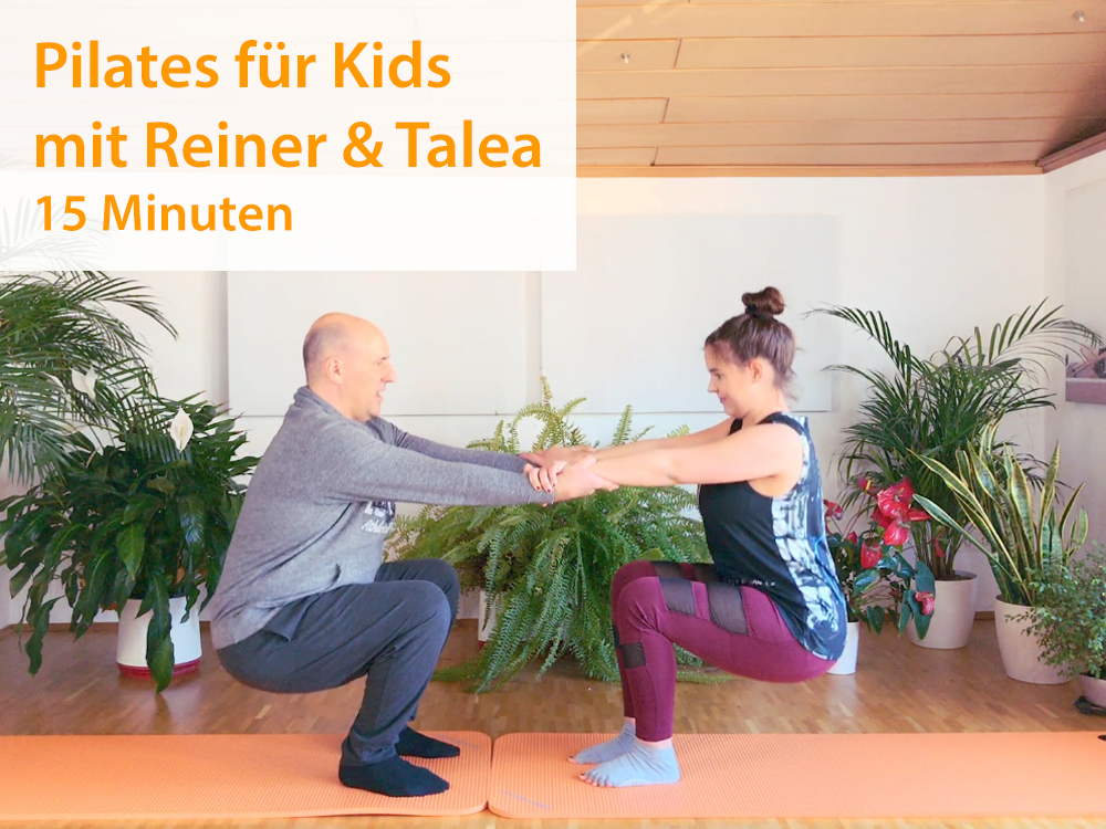 21. Pilates für Kids - Reiner &amp; Talea (15 Minuten) - 21.3.2020Wir probieren Übungen aus dem Kinderbuch von Carola Trier "Exercise, What it is, What it Does?" aus. Für die erste Übung brauchst Du ein Handtuch. Sorry, dass man es nicht so gut auf …