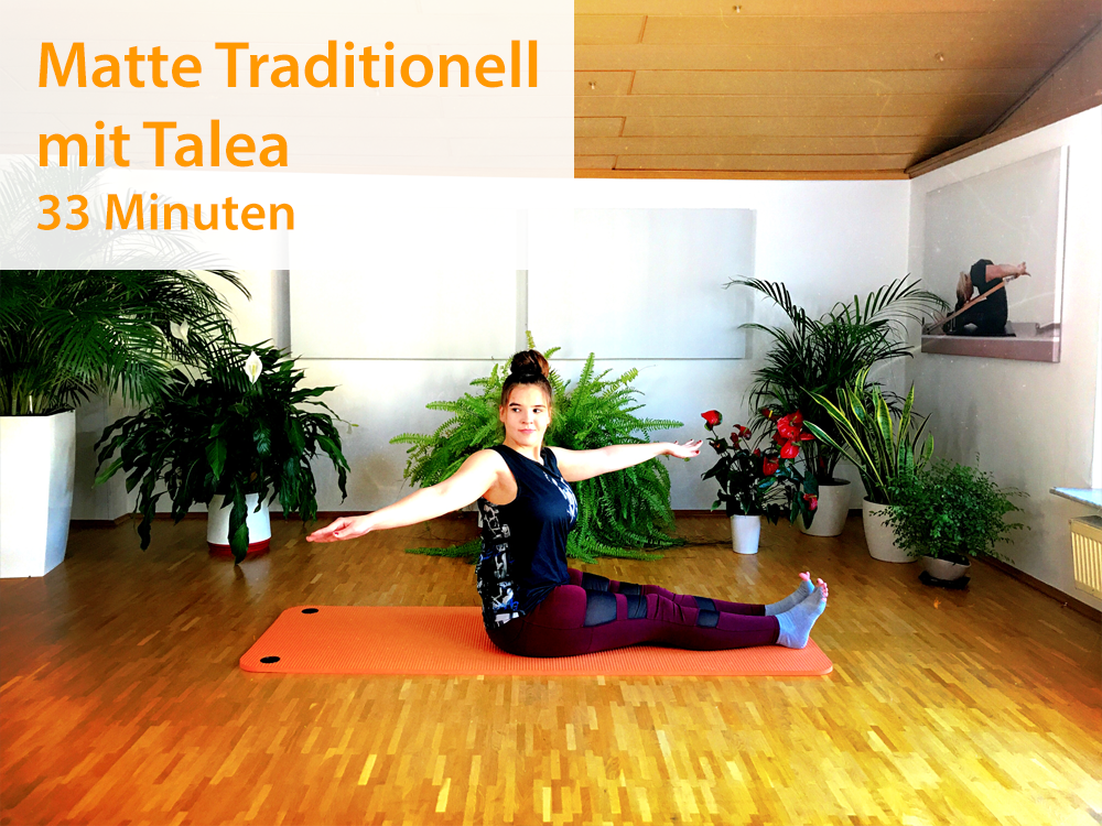 22. Matte Traditionell - 32 von 34 - Talea (33 Minuten) - 21.3.2020Talea turnt 32 der 34 traditionellen Übungen von Joseph PIlates und ich leite sie verbal an. Die Stunde ist also für Anfänger gut geeignert die gerne die traditionellen Mattenübungen…