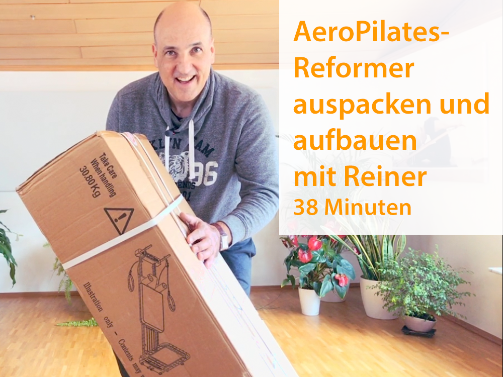 20. AeroPilates-Reformer auspacken und aufbauen - Reiner (38 Minuten) - 21.3.2020Das erste Mal packe ich einen bei eBay für 95 EUR erworbenen AeroPilates-Reformer aus, baue ihn direkt in dem Video zusammen und probiere ihn kurz aus. Spoiler-Alert: D…