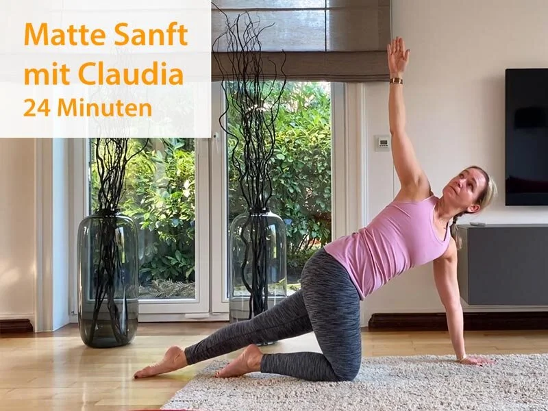 112. Matte Sanft - Claudia (24 Minuten) - 19.03.2020Zu Beginn des Lockdowns hat Claudia für ihre Kunden begonnen, Videos aufzunehmen. Nach Schließung ihres Studios Findyourself in Meerbusch Mitte 2020, hat sie uns netterweise ihre Videos hier präsen…