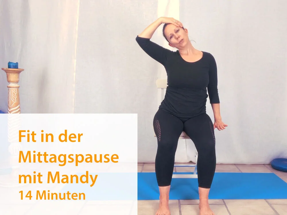 123. Fit in der Mittagspause - Mandy (14 Minuten) - 3.3.2021Führe diese kleine Folge an Übungen aus um Verspannungen zu lockern, dich etwas zu dehnen und zu bewegen. Eine kleine bewegte Mittagspause für zwischendurch.Youtube Link: https://youtu.be/j…