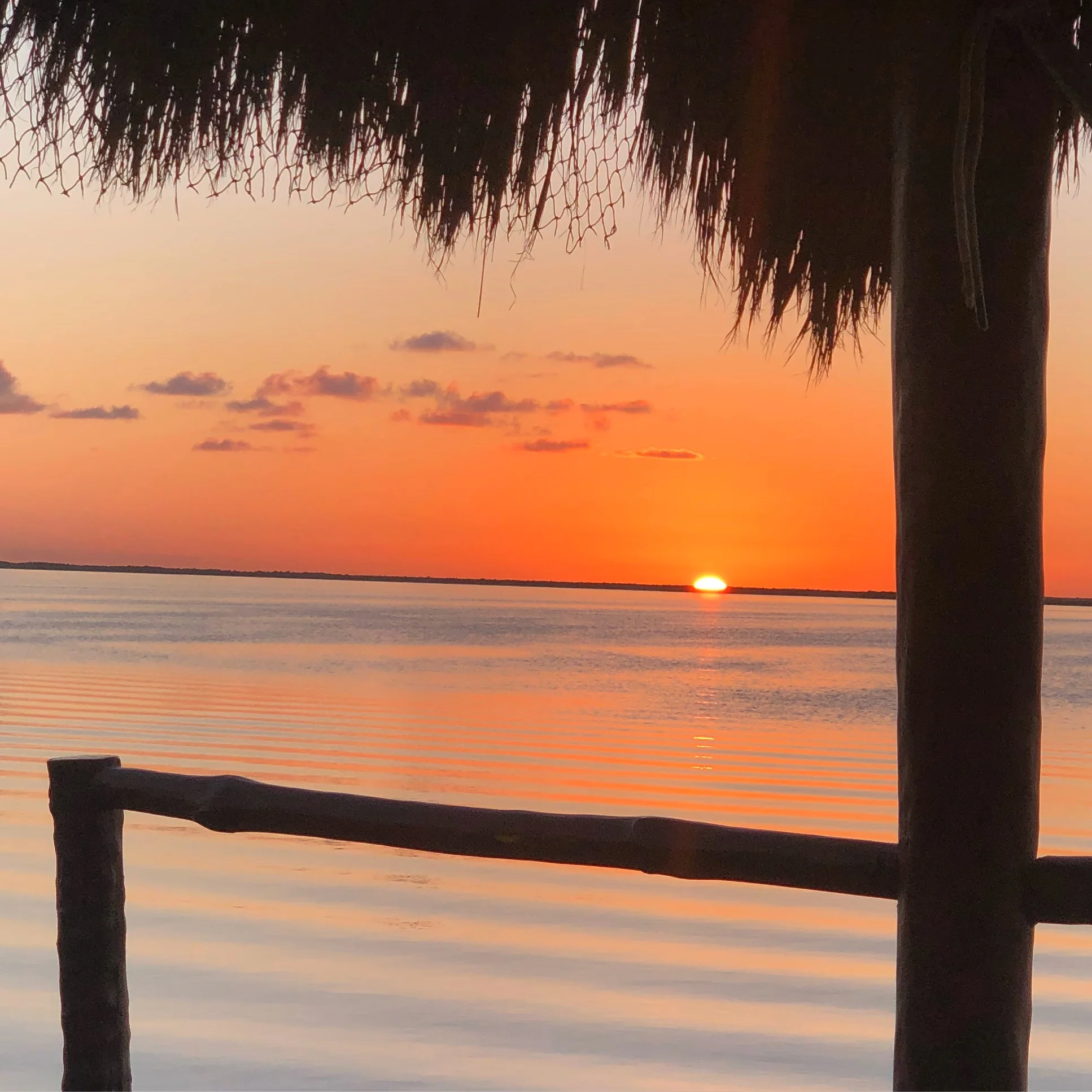 Sunset in Sian Kaán