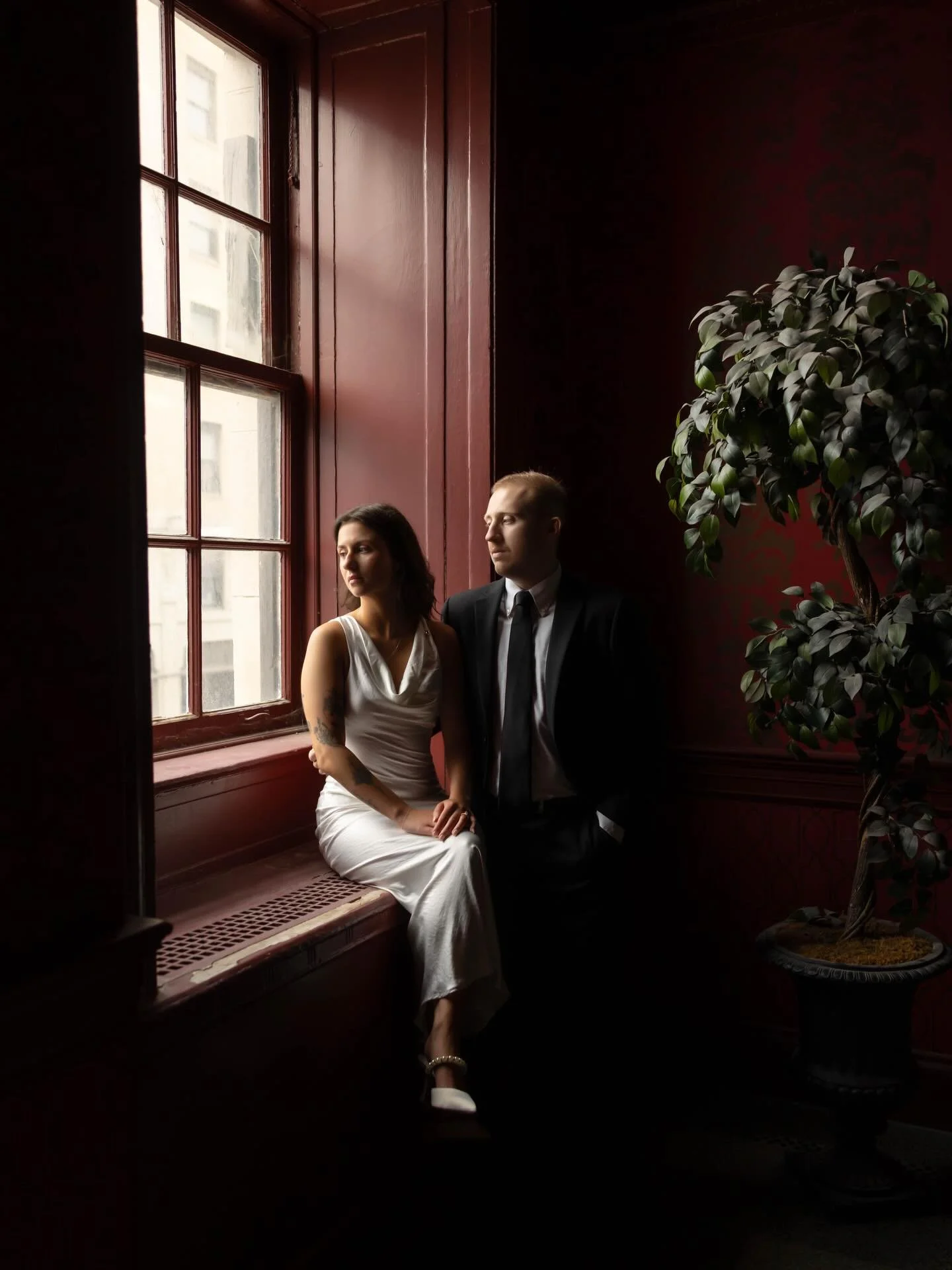 Where light meets love. 
Sneak peeeeeek from Chase &amp; Brianna&rsquo;s engagement session! 
&bull;
&bull;
Keywords&mdash; editorial wedding photography
fine art photography
moody wedding portraits
romantic window light
cinematic wedding moments
tim