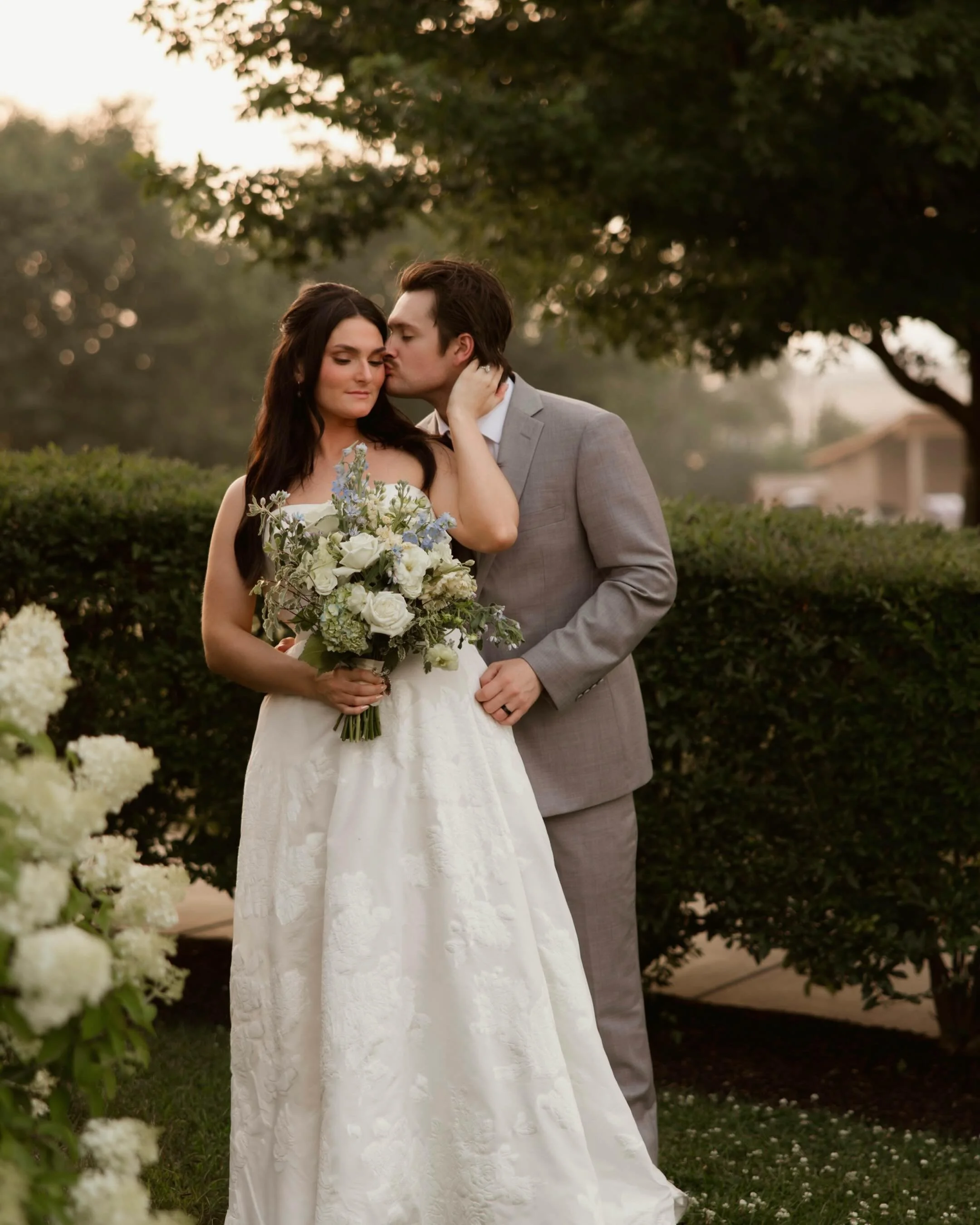 Golden hour, stolen kisses, and the beginning of forever. ✨
&bull;
&bull;
#BuffaloWeddingPhotographer #WNYWeddingPhotographer #WeddingPhotography #BrideAndGroom