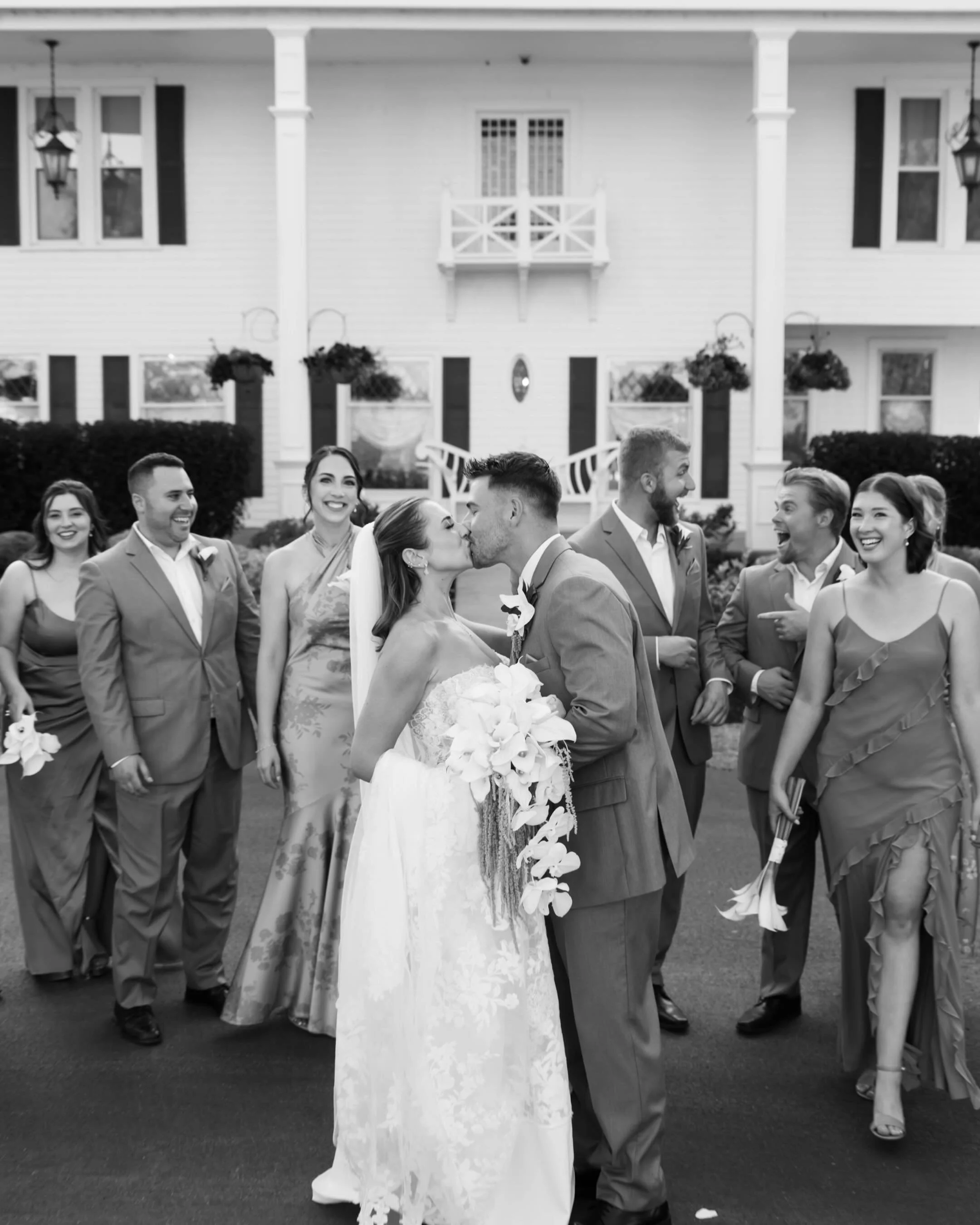 The laughter, the excitement, the reactions&mdash;every frame tells a story. Congratulations, Jenna &amp; Mitch! What a beautiful day at Avanti.
&bull;
&bull;
#weddingphotographer #buffaloweddingphotographer #avantiwedding #weddingday #bridalpartygoa