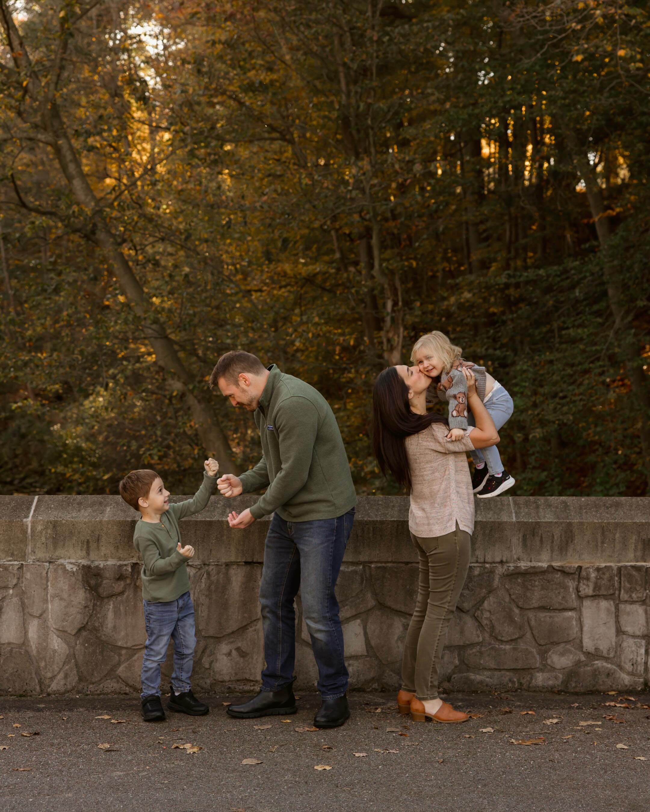 A little rock, paper, scissors, a whole lot of giggles, and a mama who can&rsquo;t resist stealing a kiss. 🤎🍂 The sweetest thing about family photos? Capturing the little moments in between that feel just like them. ✨
&bull;
&bull;
#BuffaloPhotogra