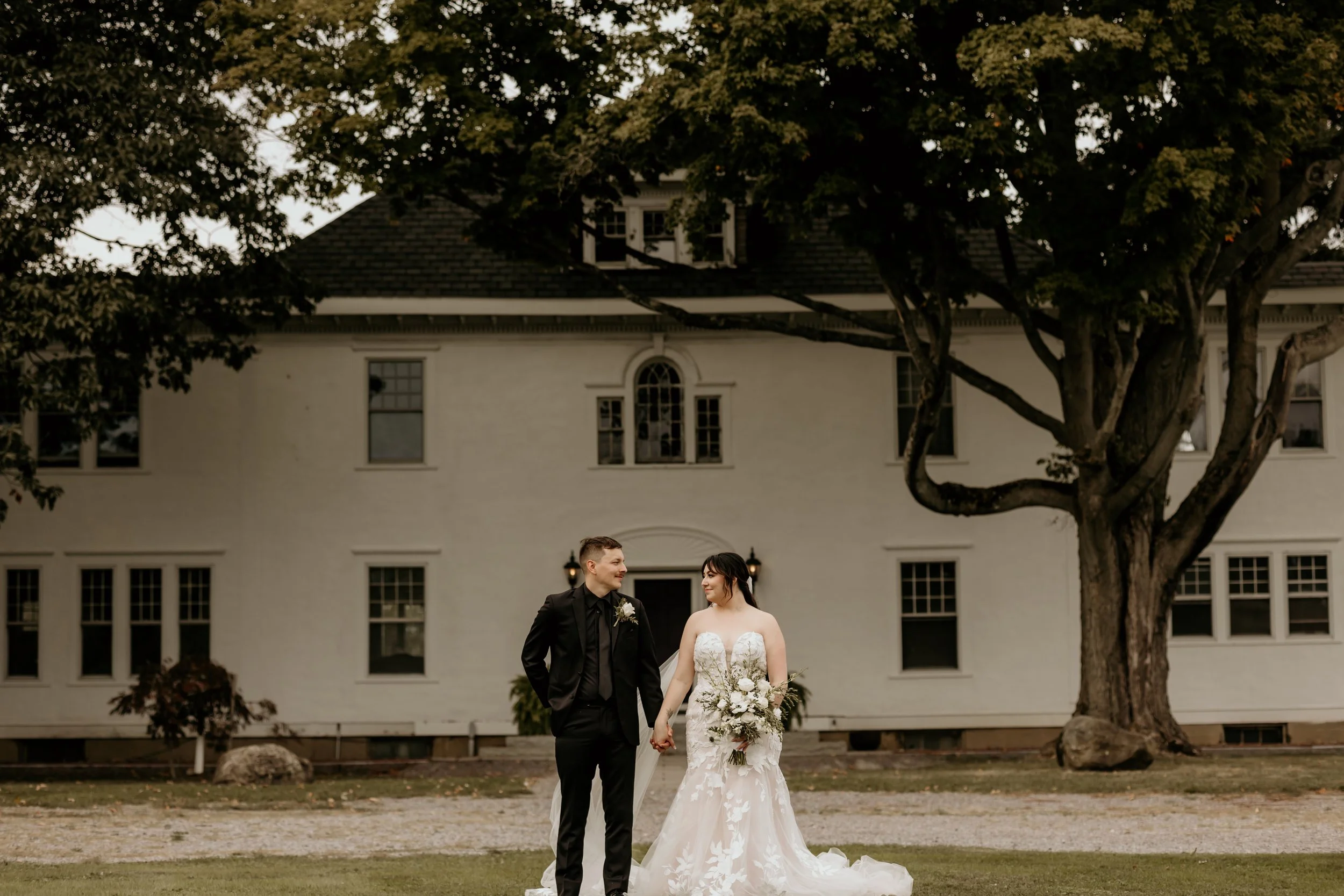 Bride + Groom At Poplar Hill