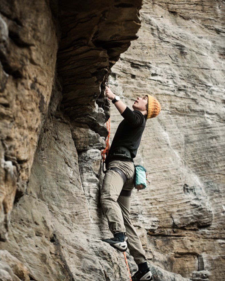 Some how my car never quite makes it to Florida for spring break but I Had such a good trip w my buddy josh Elrond and my not so little boy Cove this past spring break to @redrivergorge the climbing is always fantastic and snow is always welcomed! Ha