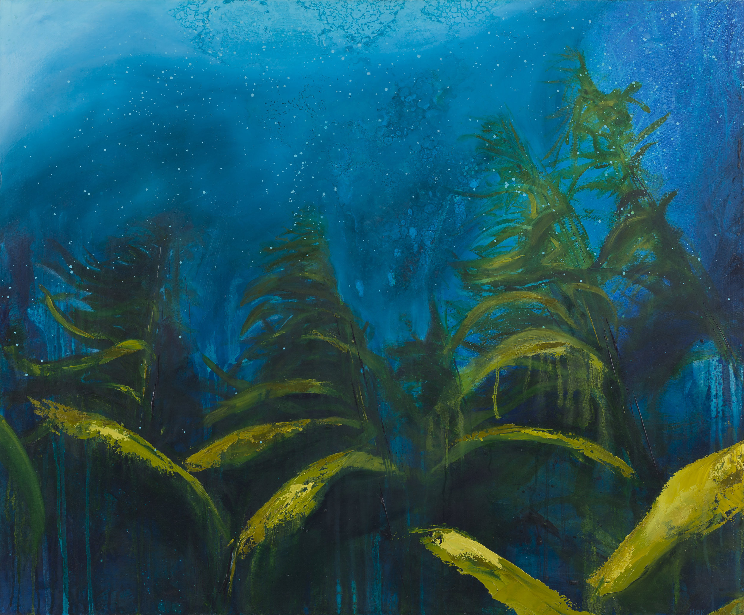 The Deep BluePainting 76 x 92cms. Oil on canvas. SOLD
