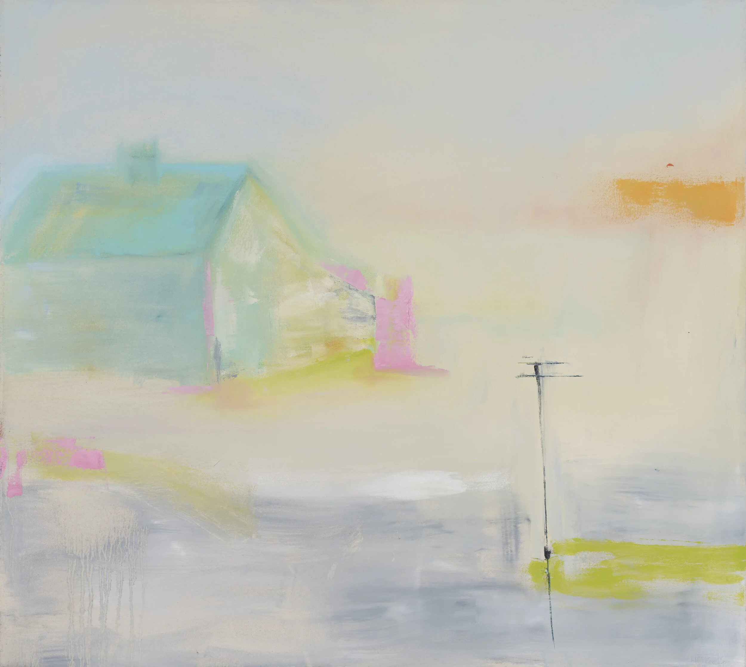 Soft Day - Long IslandOil on canvas - 69 x 76cms.   SOLD