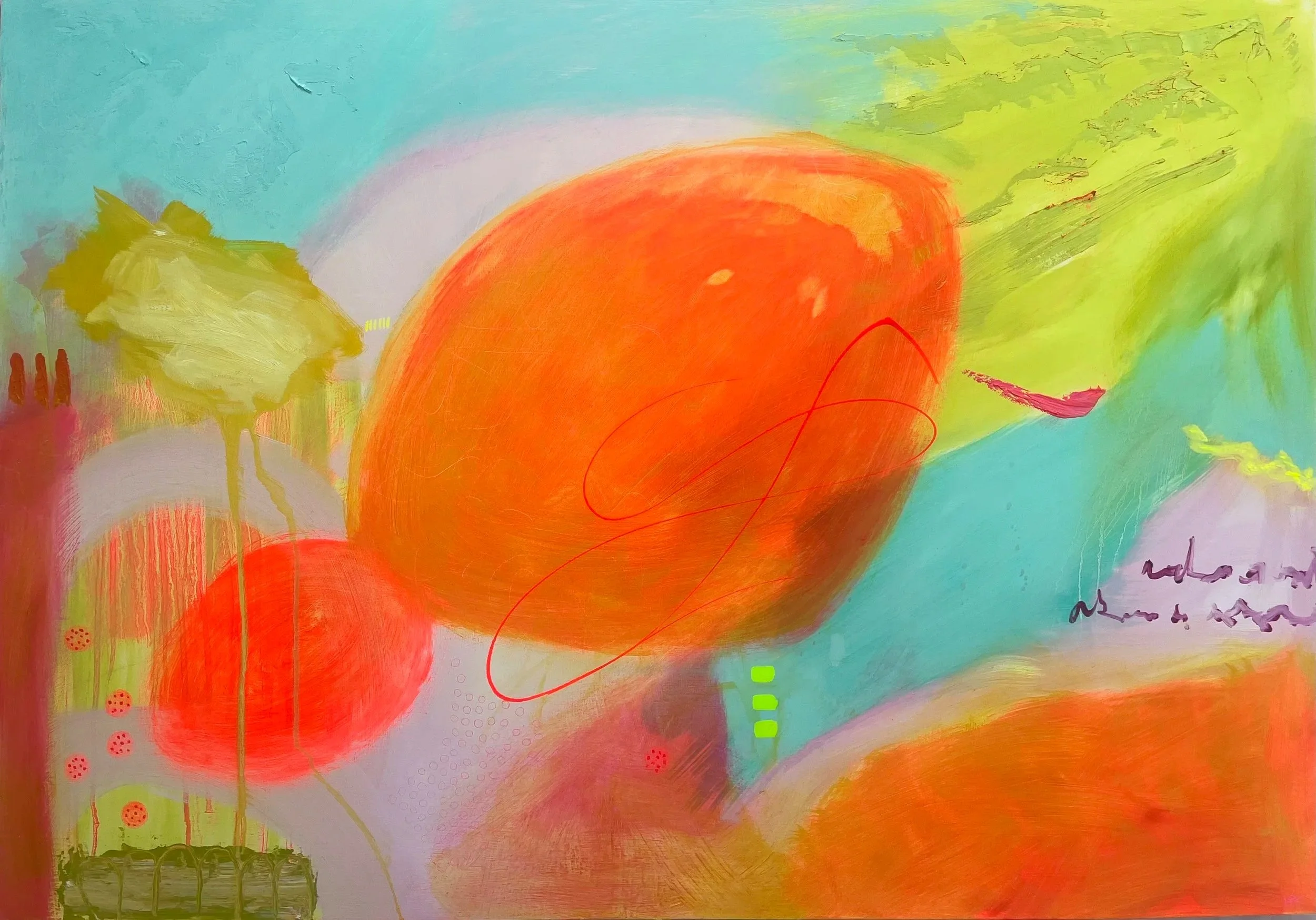 'The Soul of My Place' Oil on board