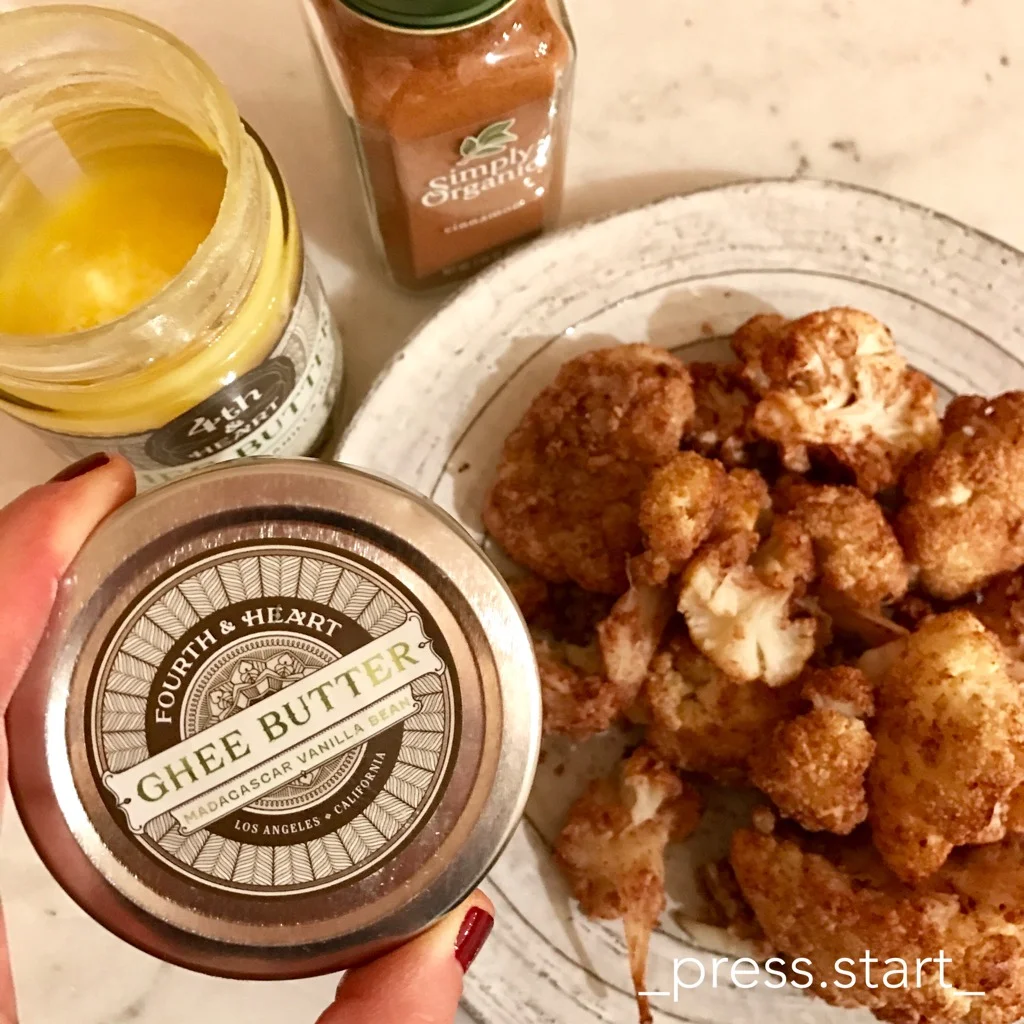 Cinnamon Bun Cauliflower — Press Start Nutrition
