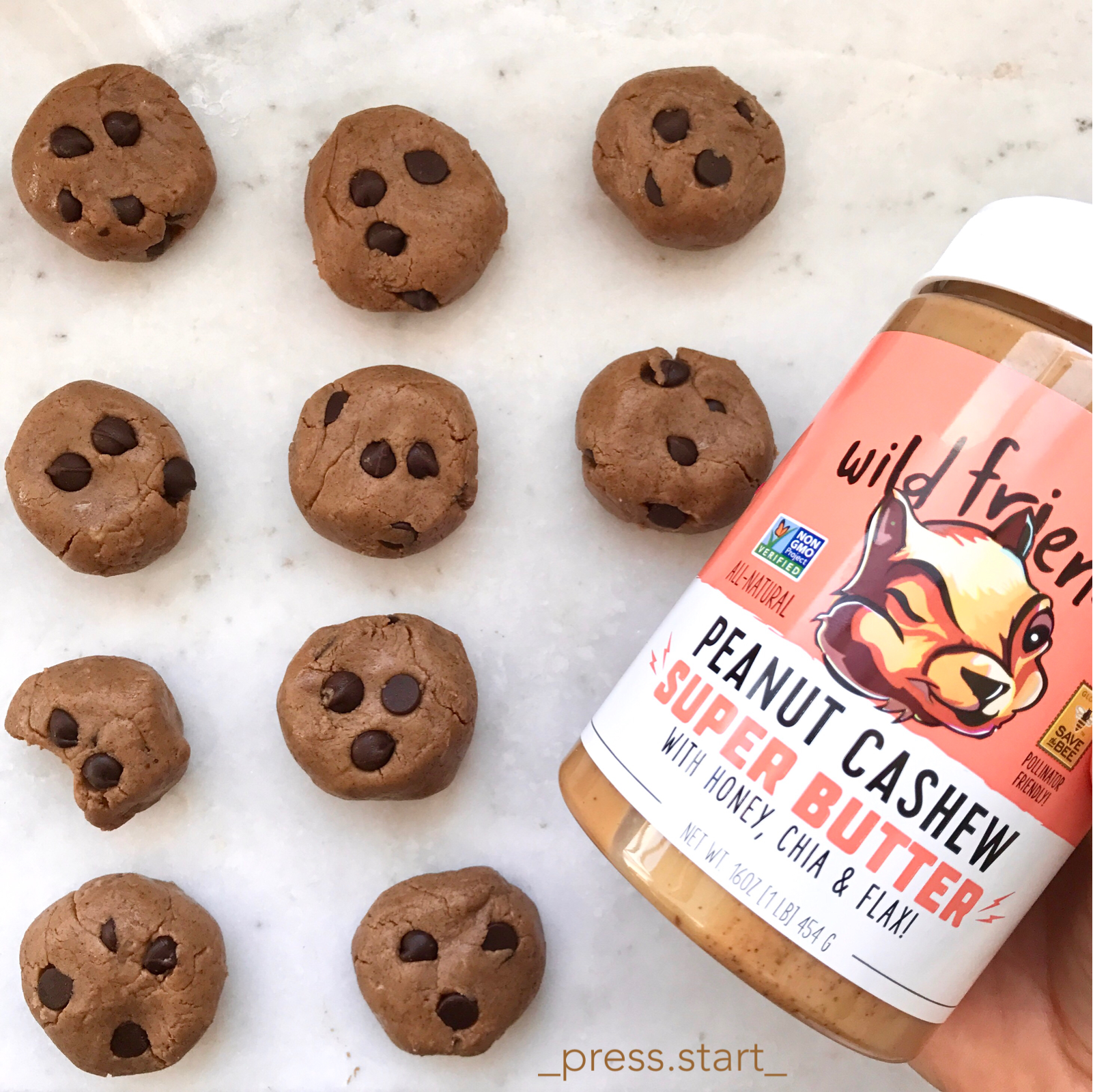 Raw Snickerdoodle Cookie Dough Bites — Press Start Nutrition