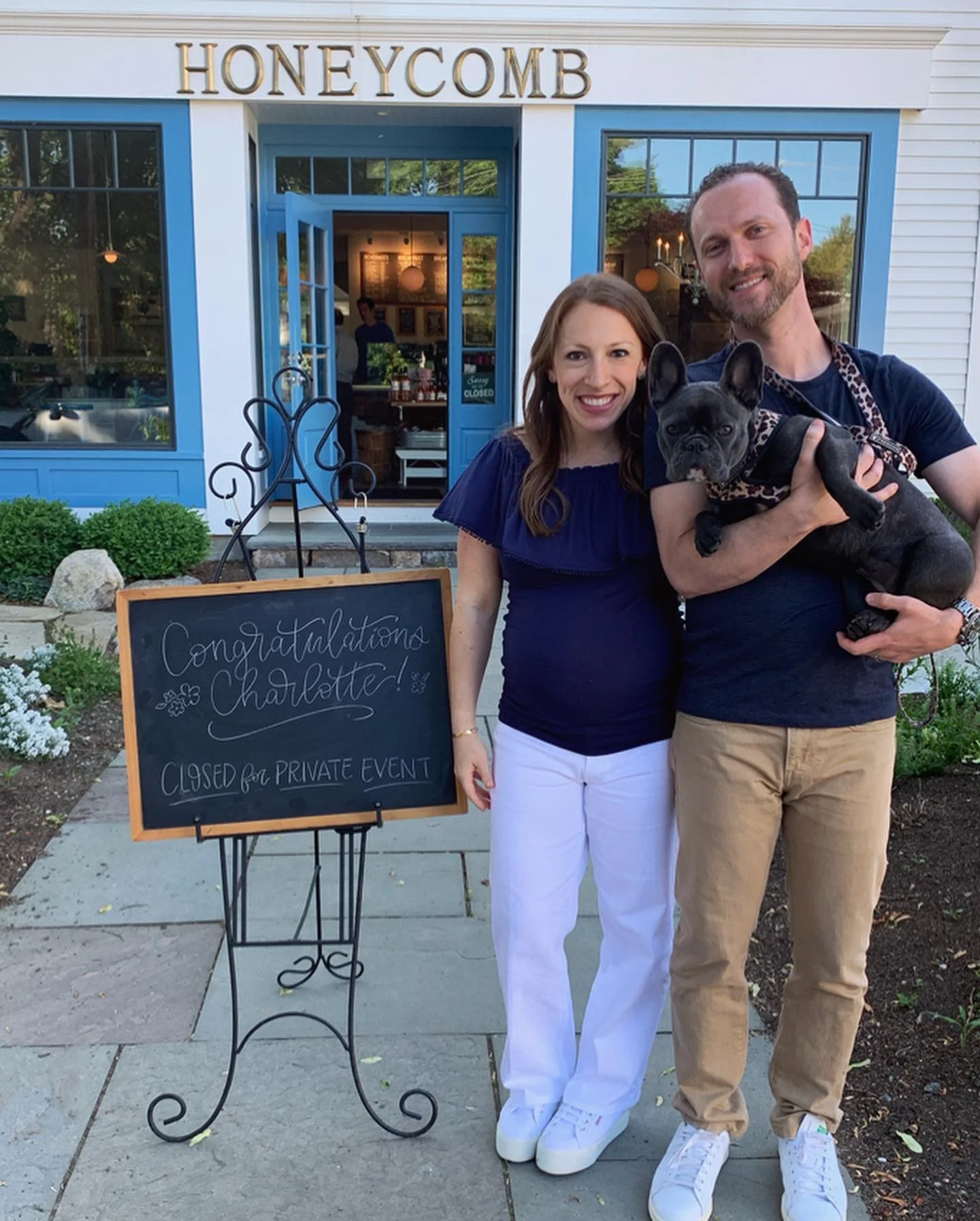 I somehow made it through my entire Boston baby shower (where this photo was taken) without peeing! Huge win. Also loved when Claudette and Matt came at the end.