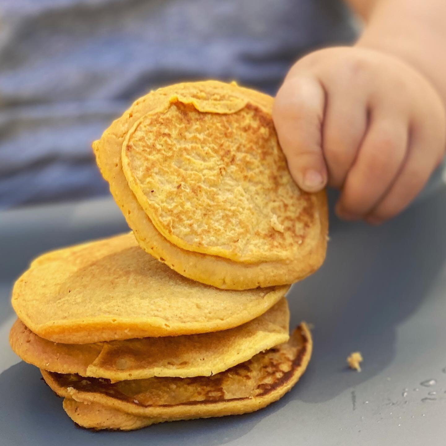 🍠🥞BLENDER SWEET POTATO PANCAKES RECIPE🥞🍠 These are delicious for adults, children, babies, dogs 😉 you get it... the whole fam. And they use just a few SIMPLE ingredients 👏 Plus they&rsquo;re loaded with natural protein, fiber, healthy fats and 