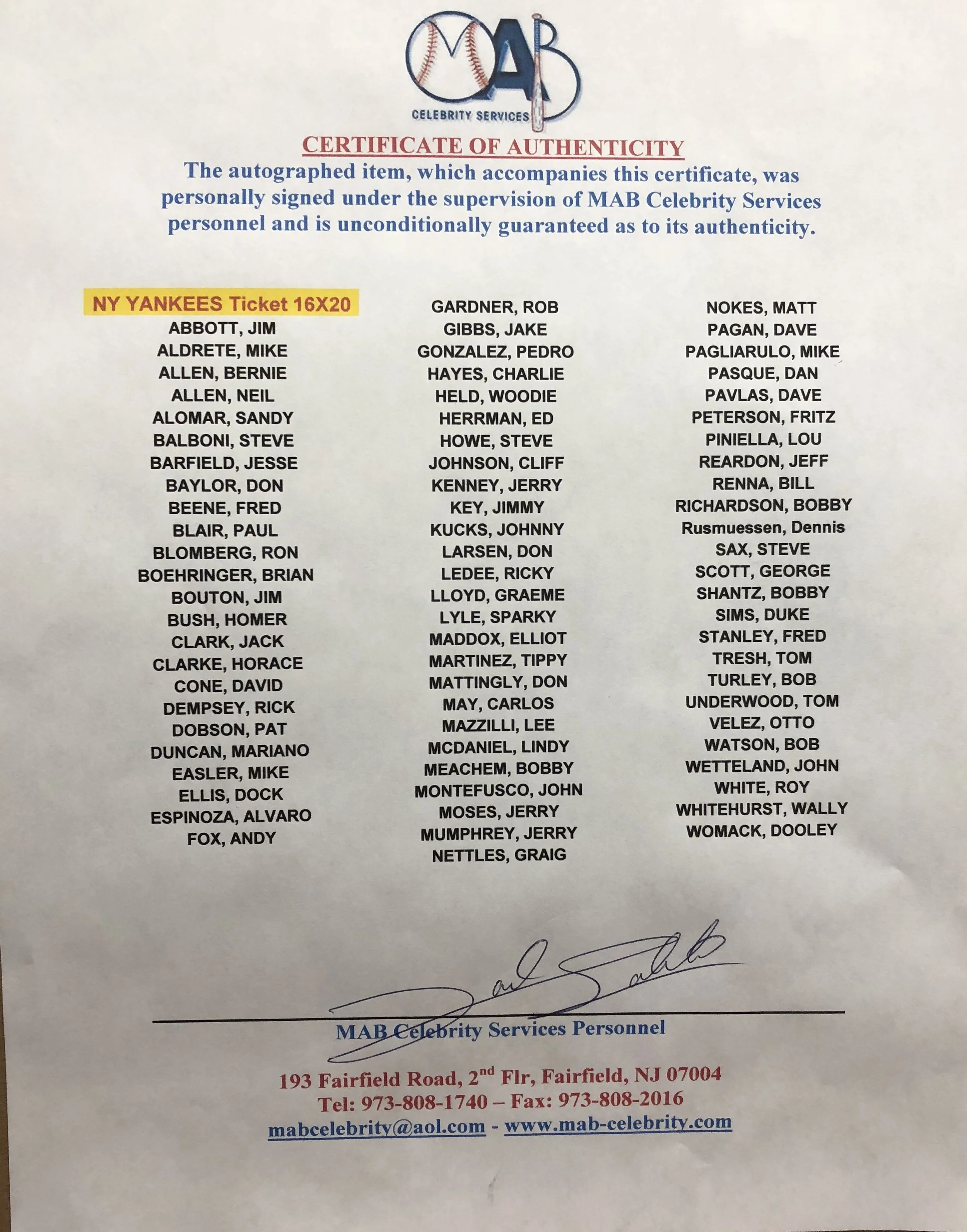Yankee Team Signed List of players.jpg
